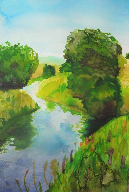 Aquarell, Alina T‰nzer, ehem. Gk 11