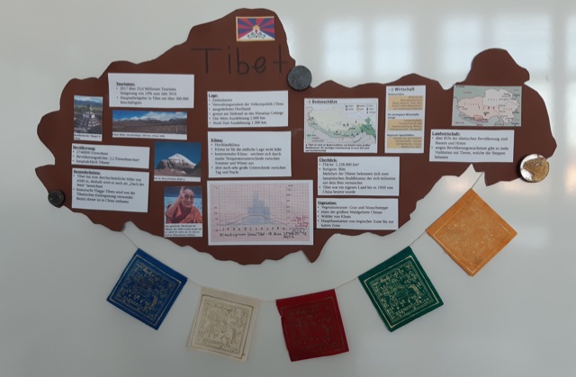 Plakat2 Tibet (mit selbst gezeichnetem Klimadiagramm)